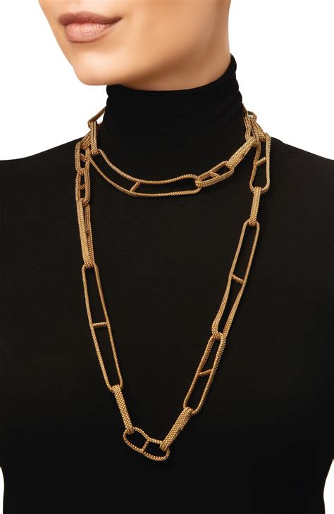 hermes gold necklace|authentic hermes necklaces.